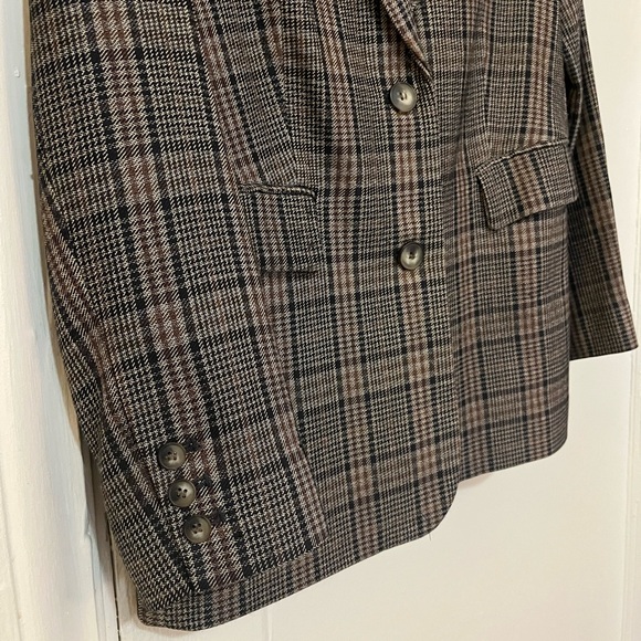 & Other Stories Fitted Checkered Blazer in Size 8 - Picture 8 of 12